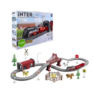 Набор железной дороги Экоферма InterCity Country 1toy Т22433